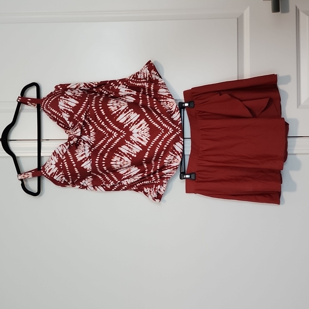 New Directions 2 piece PLUS size Coppertone color